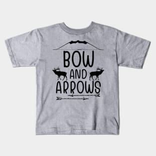 Hunting Bow and Arrows Kids T-Shirt